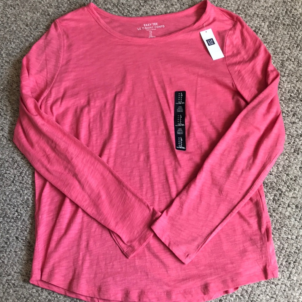 Pink long sleeve shirt